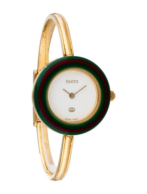 bezel gucci watch|gucci watch with colored bezels.